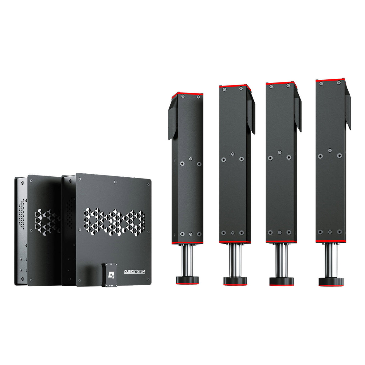 Qubic System QS-220 3DOF Motion System including 4 linear actuators, two power cabinets and QS-MC6