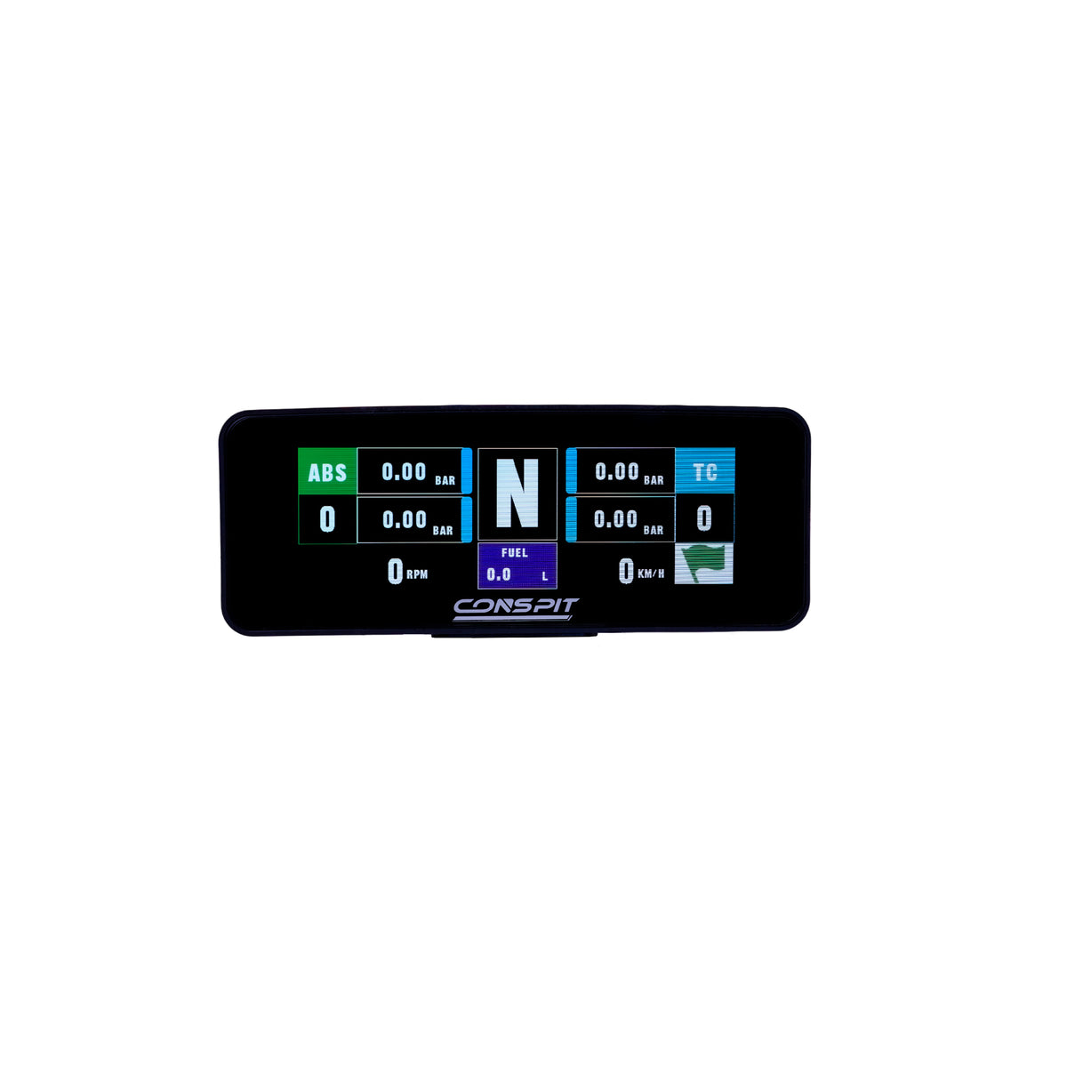Conspit CSD Nano Dashboard - vooraanzicht met data layout