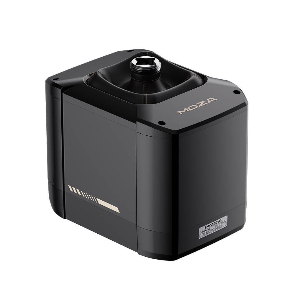 MOZA AB9 Force Feedback base - linker vooraanzicht