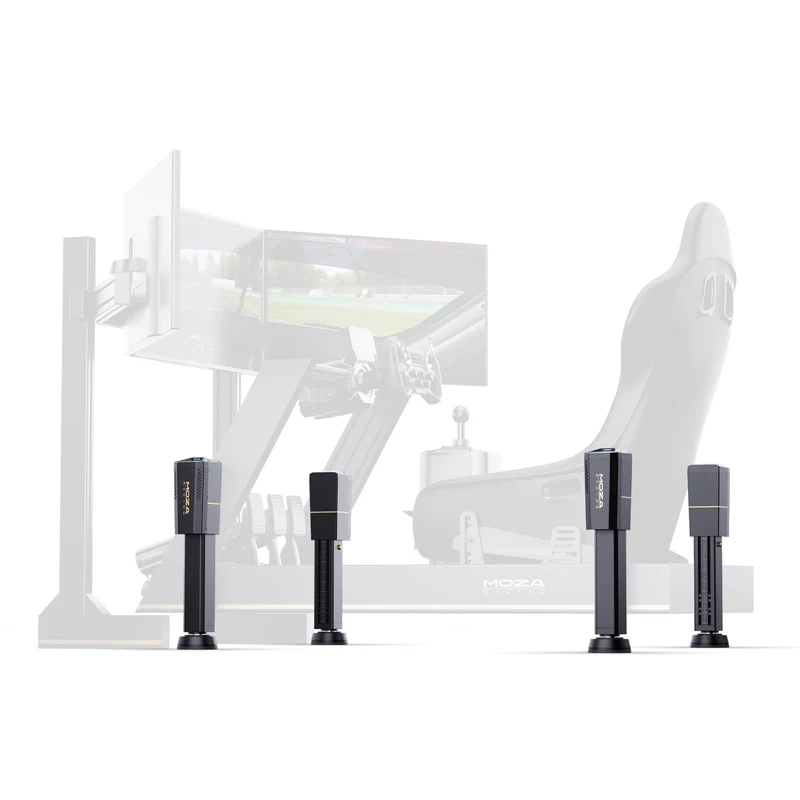 MOZA HMA150 Haptic Motion System - 3 DOF race cockpit met 4 HMA 150 actuatoren preview
