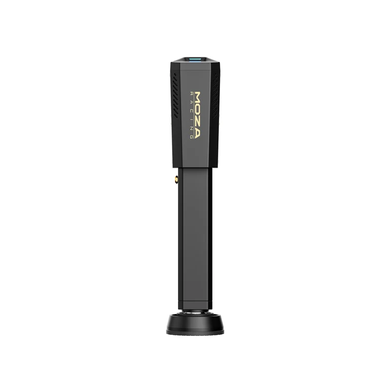MOZA HMA150 Haptic Motion System - actuator vooraanzicht met MOZA logo