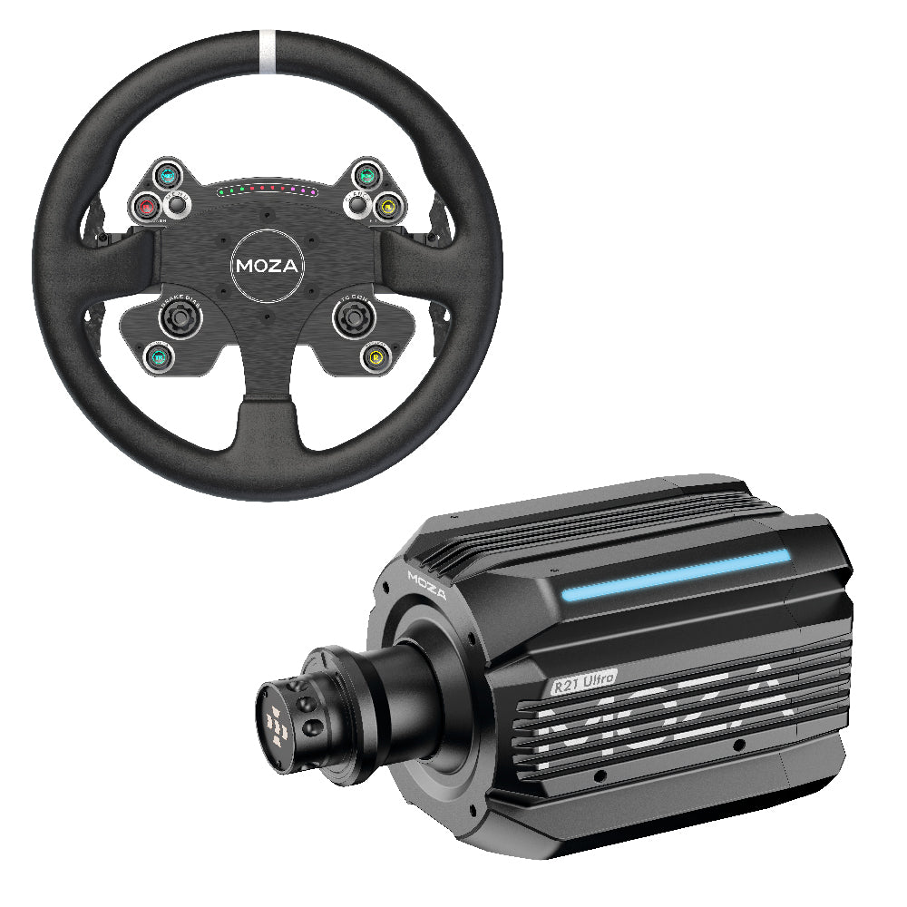 MOZA R21 Ultra Direct Drive Wheel Base + CS V2P Steering Wheel - Bundel