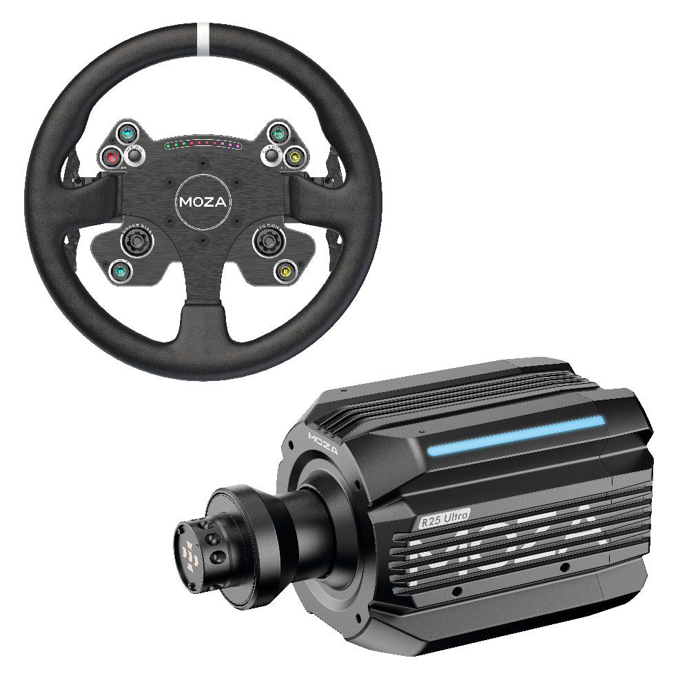 MOZA R25 Ultra Direct Drive Wheel Base + CS V2P Steering Wheel - Bundel