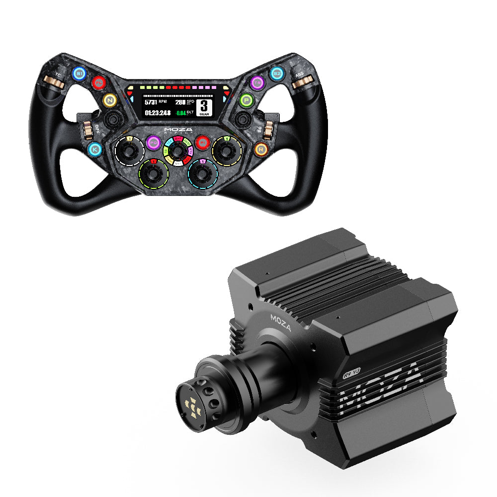 MOZA R9 V3 Direct Drive Wheel Base + KS Pro Steering Wheel - Bundel