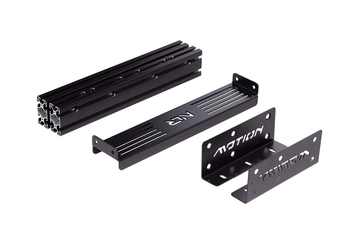 Next Level Racing Elite Motion Adaptor Kit - overzicht van inbegrepen onderdelen
