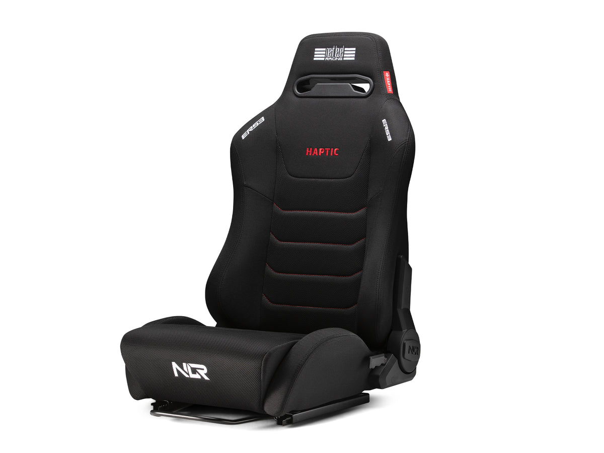Next Level Racing ERS3 Haptic Feedback Sim Racing Seat - linker vooraanzicht
