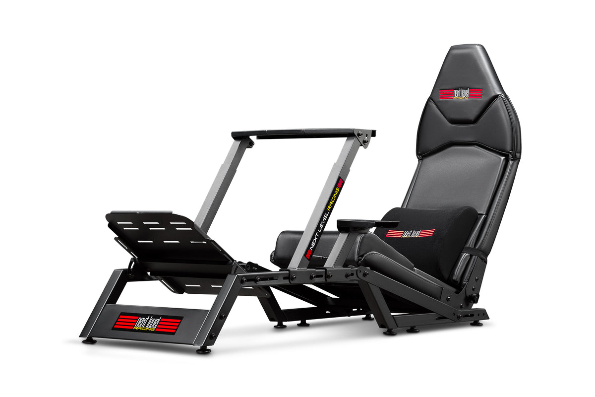 Next Level Racing F-GT Cockpit - vooraanzicht cockpit zonder elektronica in formule stand
