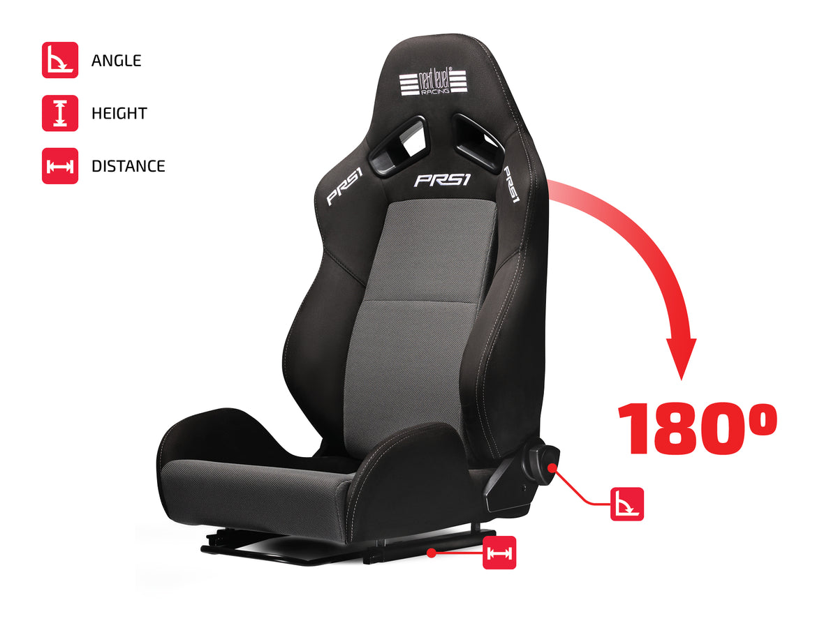 Next Level Racing PRS1 Sim Racing Seat - overzicht van functionaliteit en verstelbaarheid
