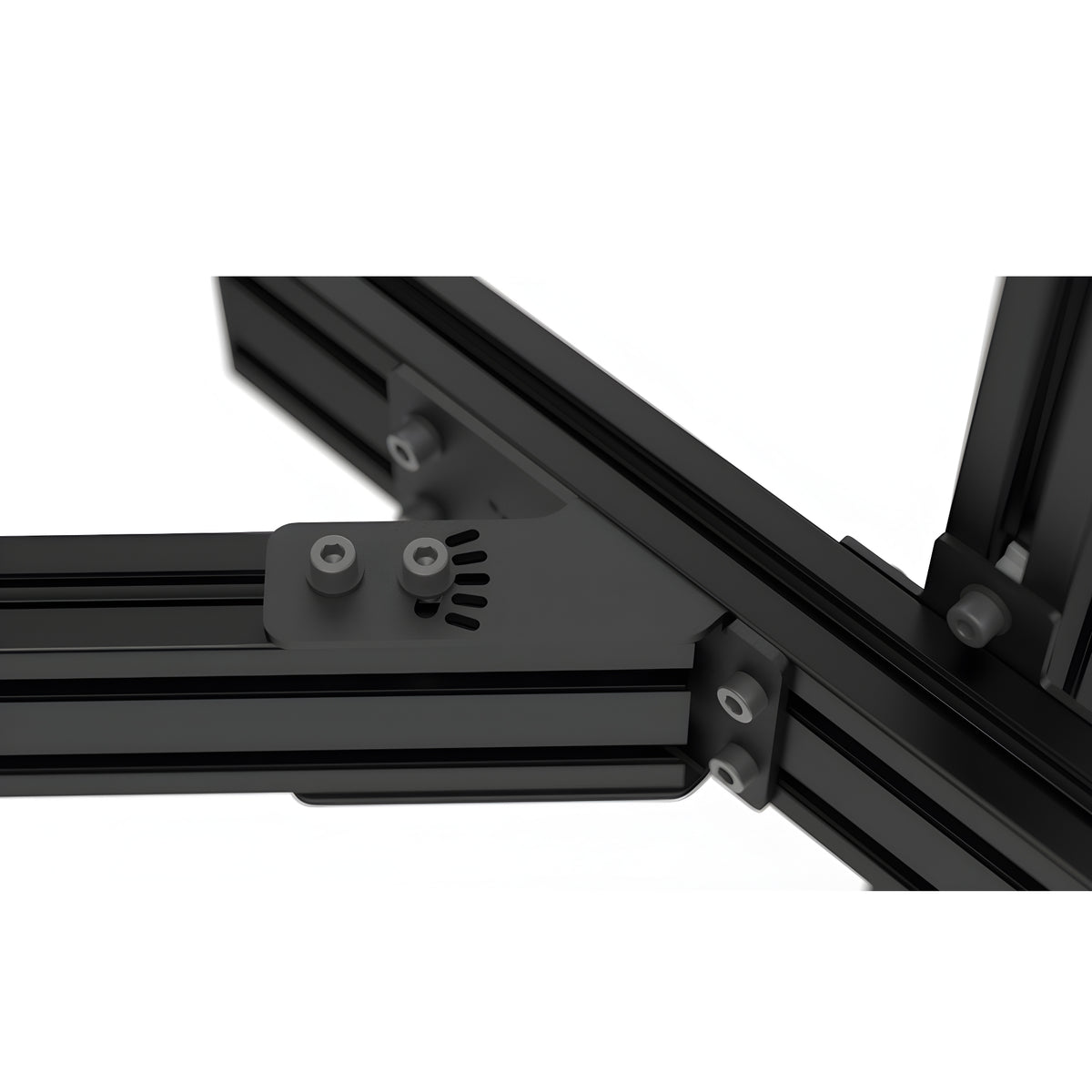 Wolf Racing Triple Monitor Stand - close-up van draaipunt