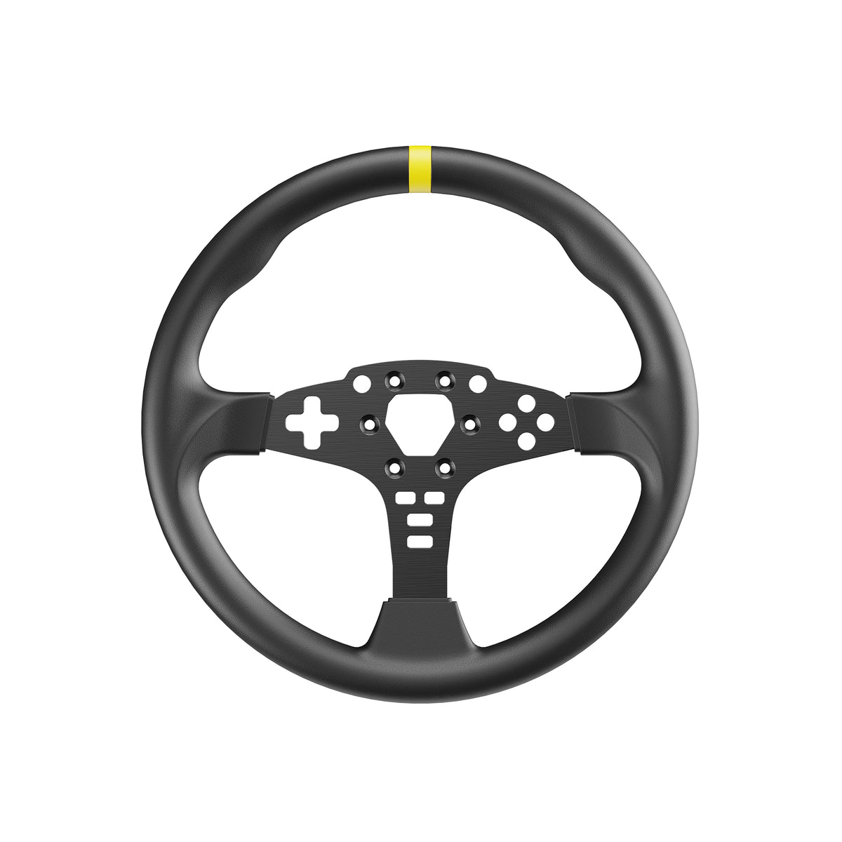 MOZA ES 12-inch Round Wheel Mod - vooraanzicht