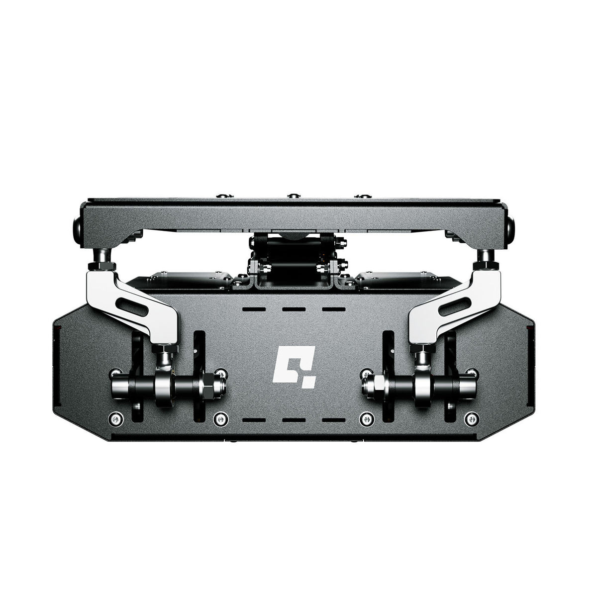 Qubic System QS-H13 Seat Mover - vooraanzicht met motoren en bevestigingsplaat
