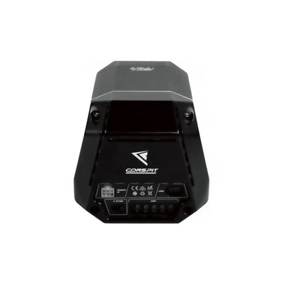 Conspit Ares 12Nm Direct Drive Wheelbase - achterkant met USB, voeding en E-STOP aansluitingen