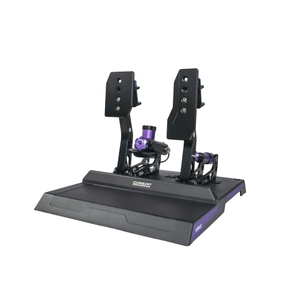Conspit CPP Lite 2 Pedals - zijaanzicht met gaspedaal, hydraulisch rempedaal