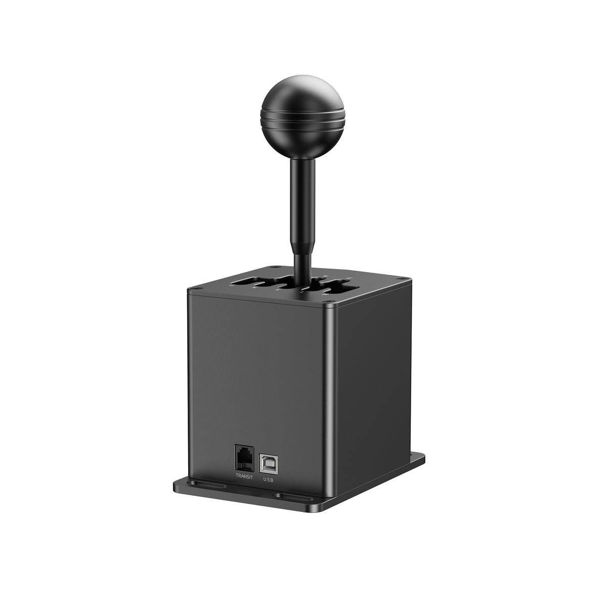 MOZA HGP Shifter - achteraanzicht met RJ11 poort en USB poort