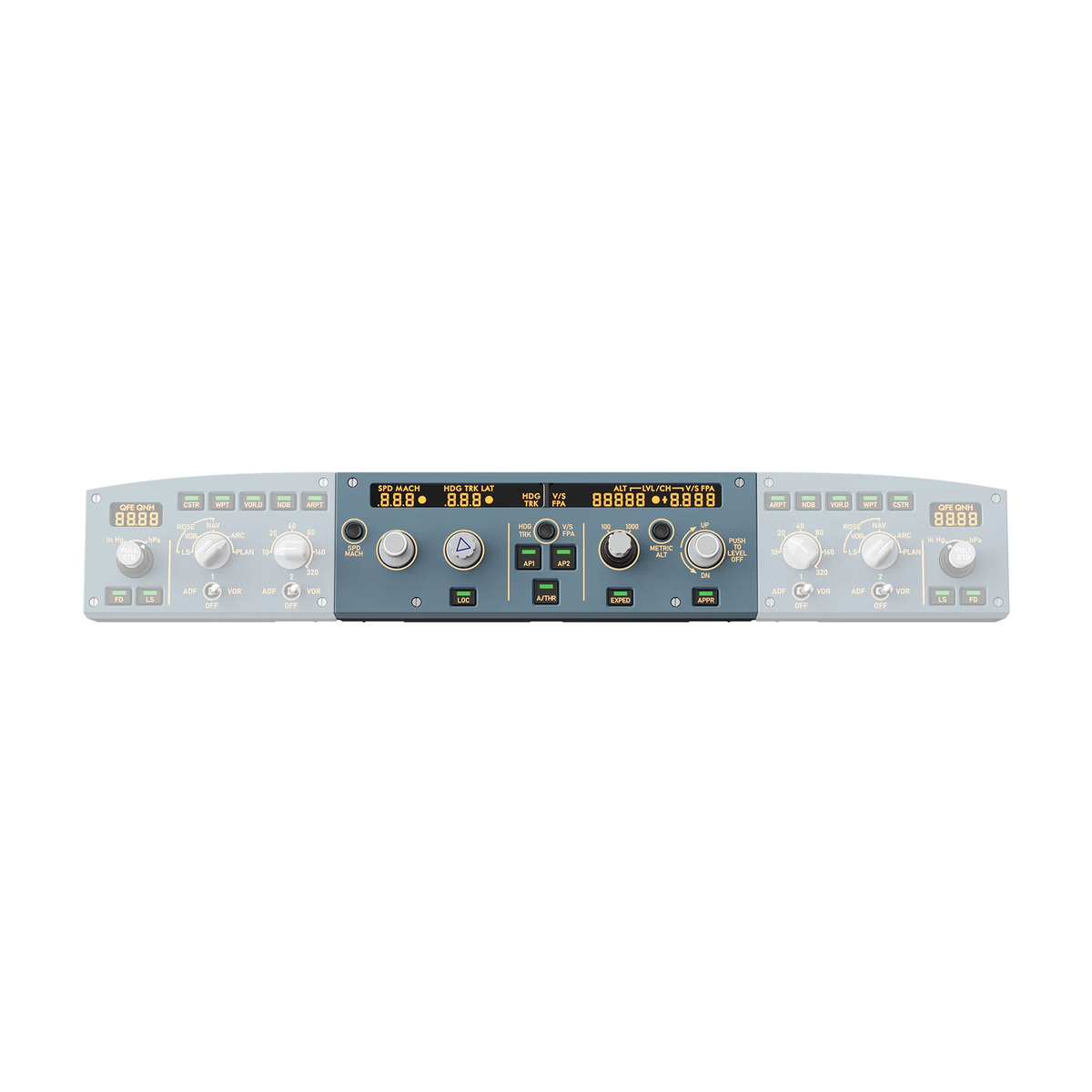 MOZA MA3F Electronic Flight Control Module - Main - vooraanzicht preview compleet met linker en rechter module