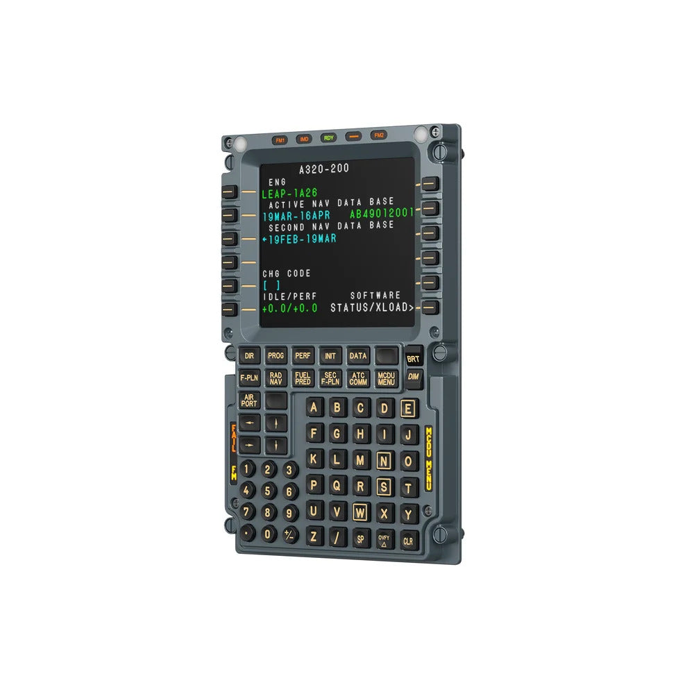 MOZA MA3F Flight Computer Display - rechter vooraanzicht met 5,1 inch scherm en drukknoppen