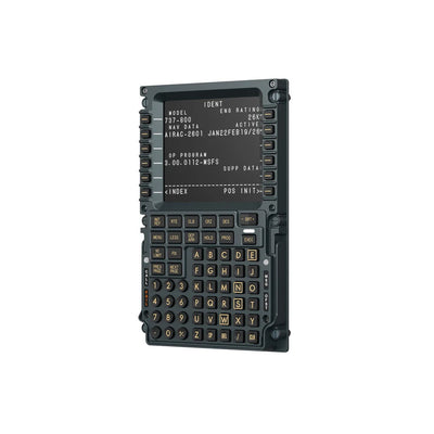 MOZA MB7F Flight Computer Display - rechter vooraanzicht met 5,1 inch scherm en drukknoppen