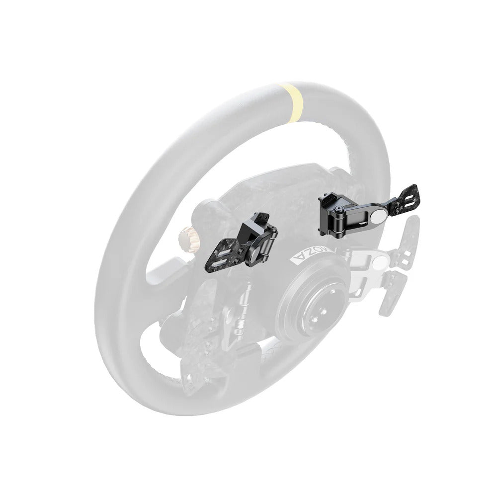 MOZA Paddles add-on-kit - preview schuin achter CS PRO stuur