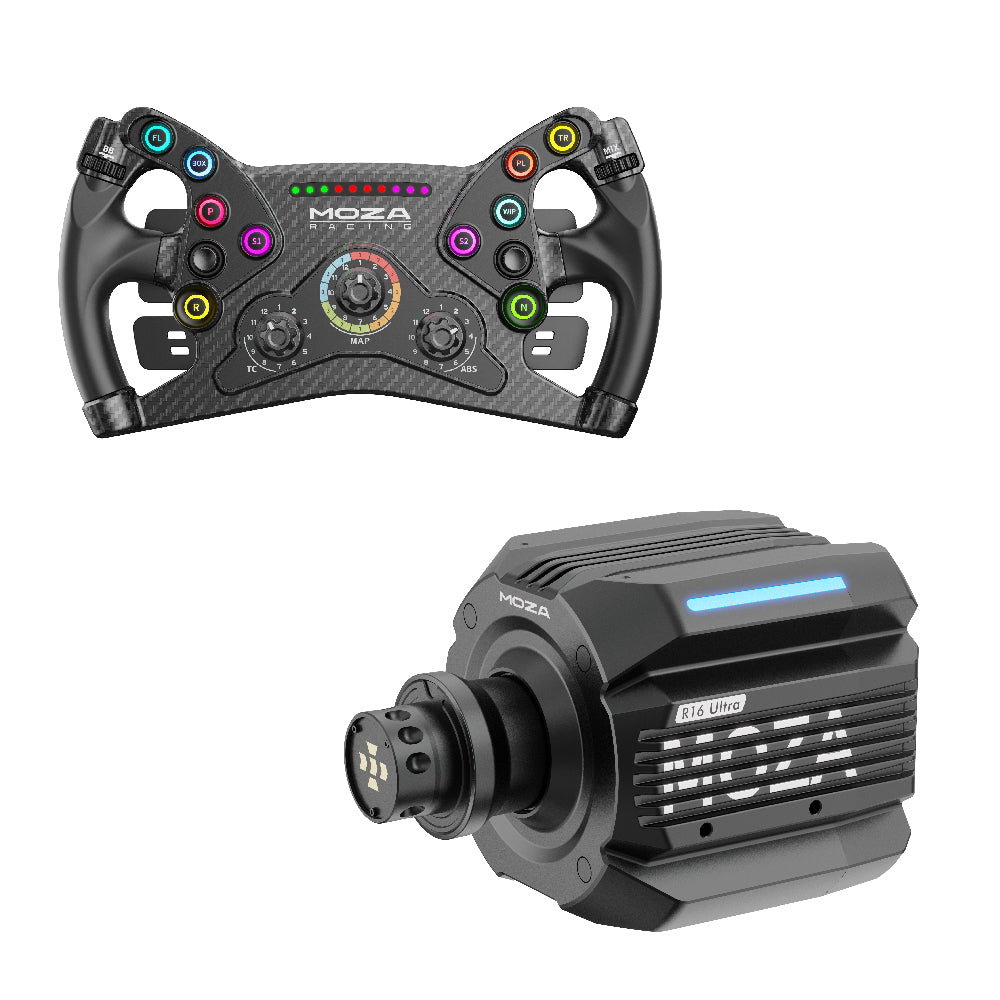 MOZA R16 Ultra Direct Drive Wheel Base + KS Steering Wheel - Bundel