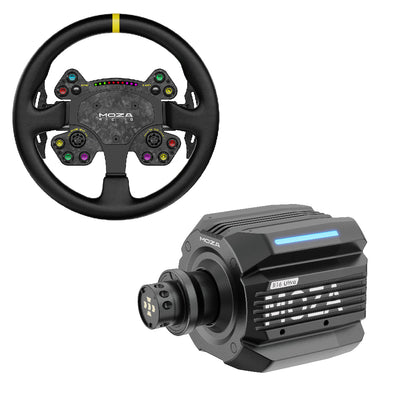 MOZA R16 Ultra Direct Drive Wheel Base + RS V2 Steering Wheel - Bundel