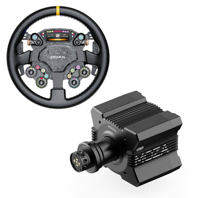 MOZA R9 V3 Direct Drive Wheel Base + CS Pro Steering Wheel - Bundel