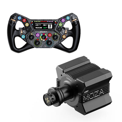MOZA R9 V3 Direct Drive Wheel Base + KS Pro Steering Wheel - Bundel