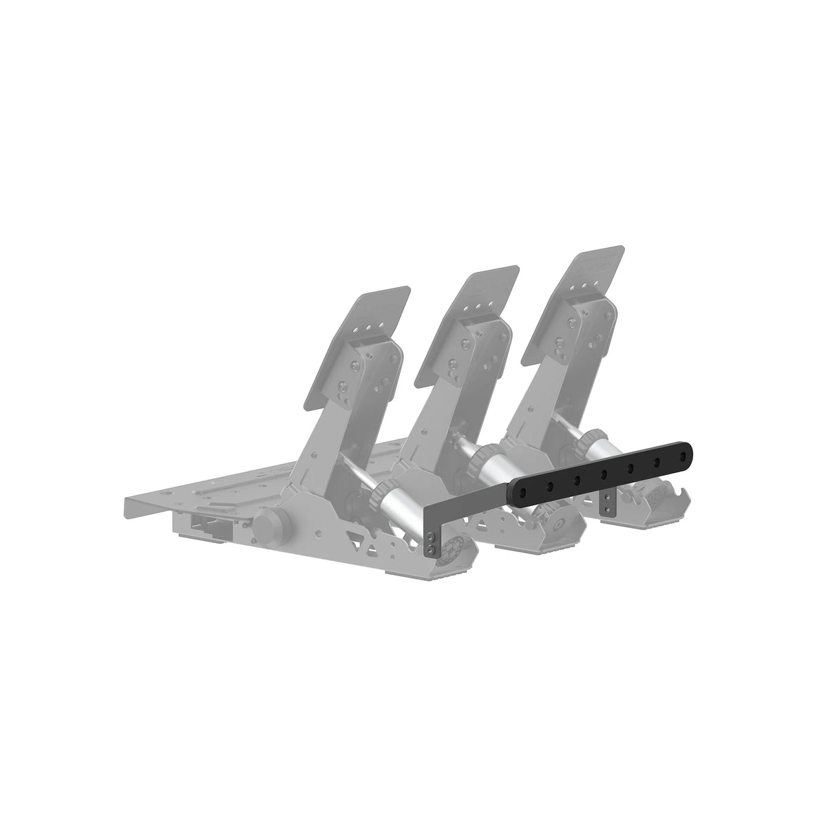 MOZA SRP2 Rear Support Bracket - preview gemonteerd op SRP2 pedalen