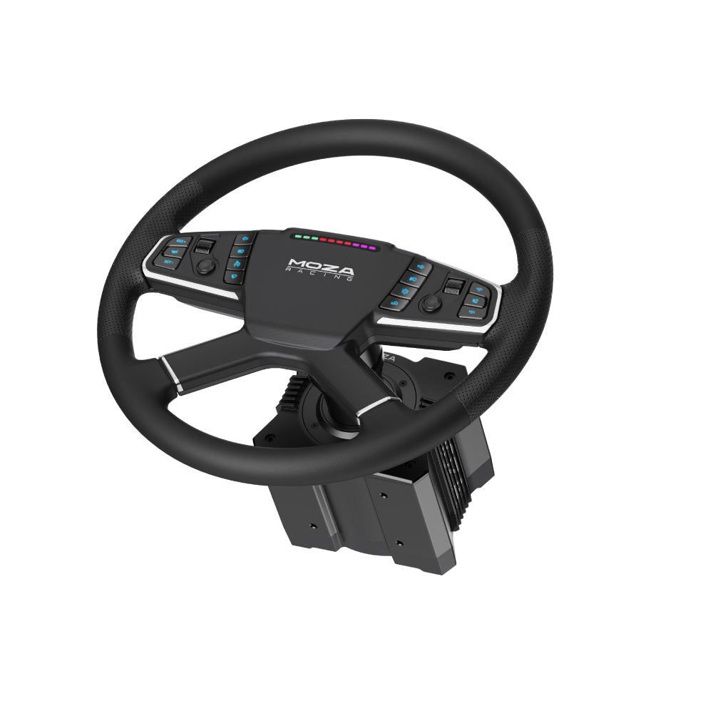 MOZA TSW Truck Wheel op MOZA direct drive wheel base