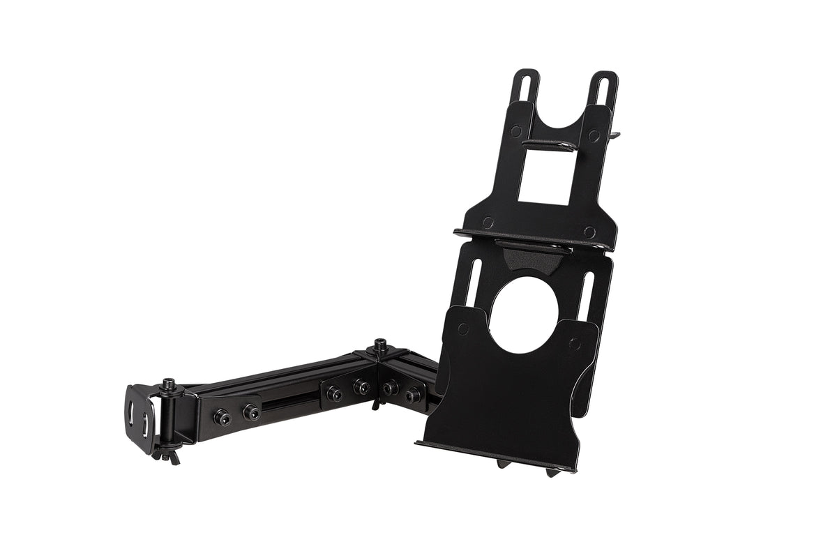 Next Level Racing Elite Tablet and Button Box Mount Add-On - vooraanzicht met horizontale montage