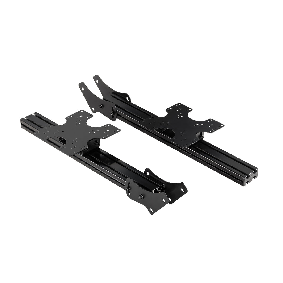 Next Level Racing Elite Free Standing Triple Monitor Add-on – Black Edition - overzicht