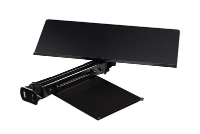 Next Level Racing Elite Keyboard and Mouse Tray - Black - vooraanzicht