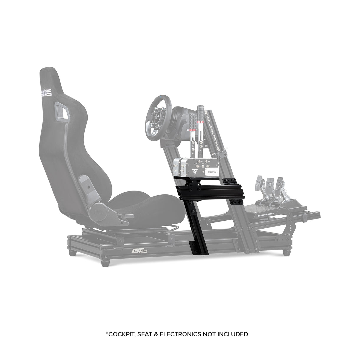 Next Level Racing Elite Shifter Add-on - preview gemonteerd op een GT Elite Wheel Plate Edition