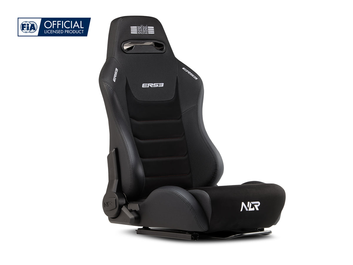 Next Level Racing ERS3 Sim Racing Seat - PU Leather & Suede Edition - rechter vooraanzicht
