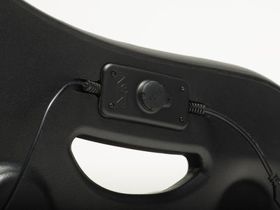 Next Level Racing ES1 Haptic Feedback Sim Racing Seat - controlmodule met draaiknop en aan- en uitschakelaar