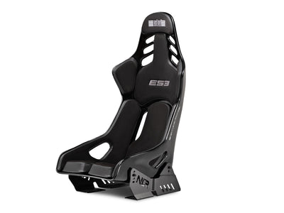 Next Level Racing ES3 Elite Sim Racing Seat – Fiberglass Edition - Black - linker vooraanzicht