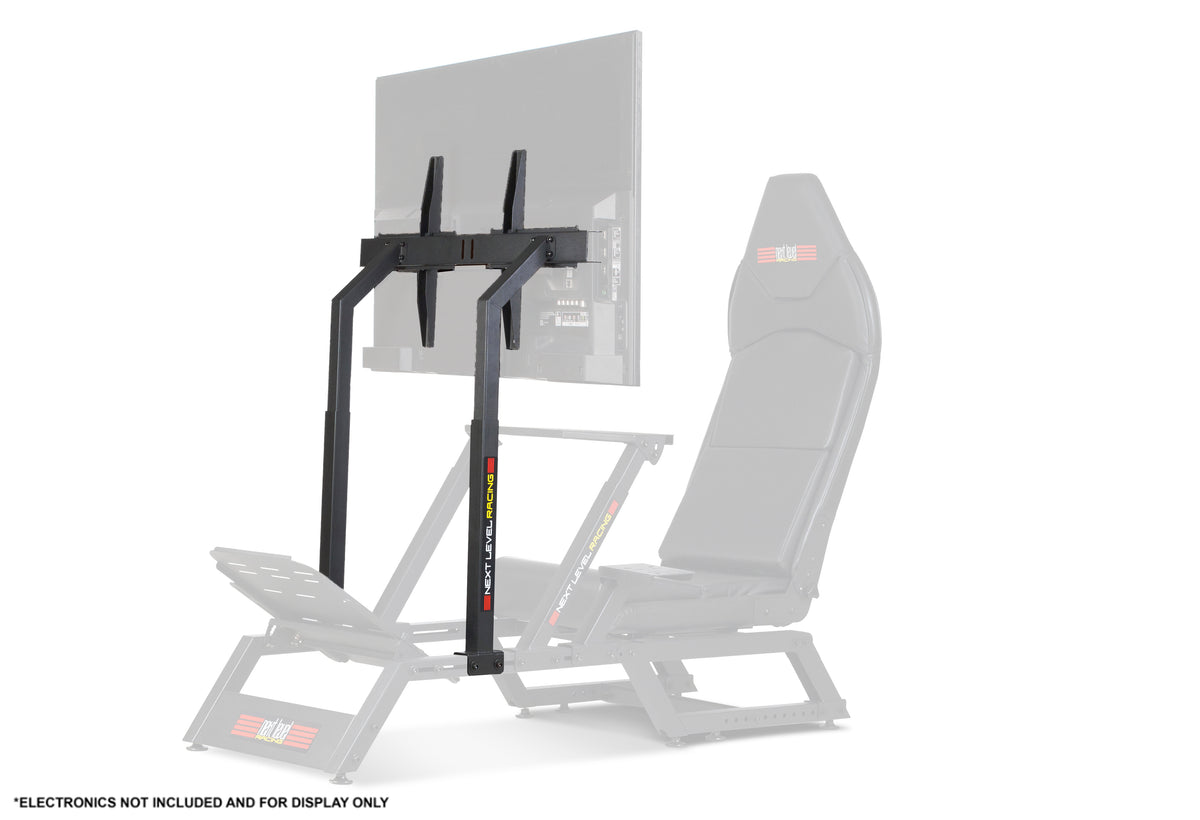 Next Level Racing F-GT Cockpit Monitor Stand - preview stand met enkel scherm gemonteerd