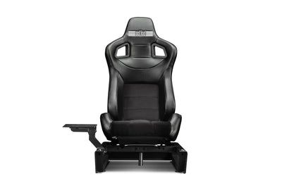 Next Level Racing GT Seat Add-on - vooraanzicht met shifter en handrem plaat