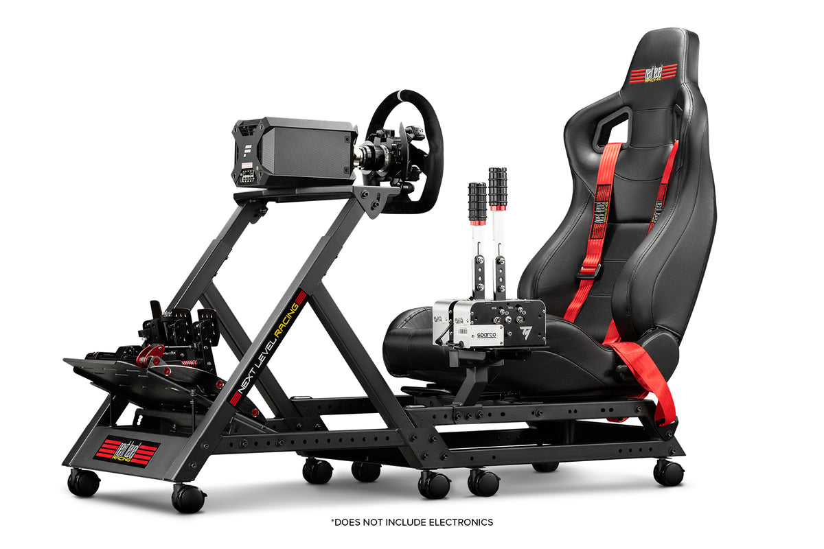 Next Level Racing GT Track Cockpit - preview met Fanatec direct drive wheelbase, stuur en pedalen