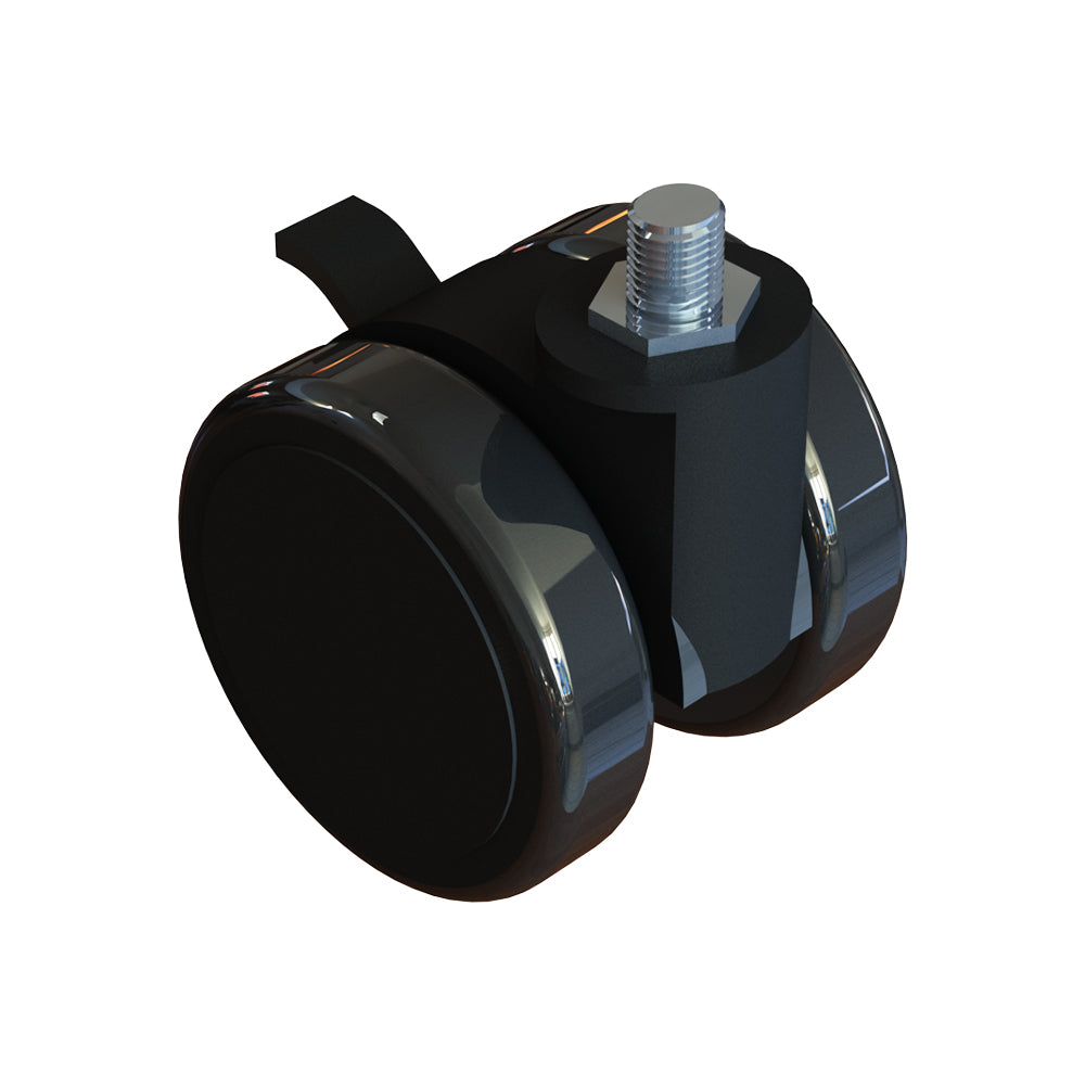 Next Level Racing Lockable Castor Wheels - bovenaanzicht