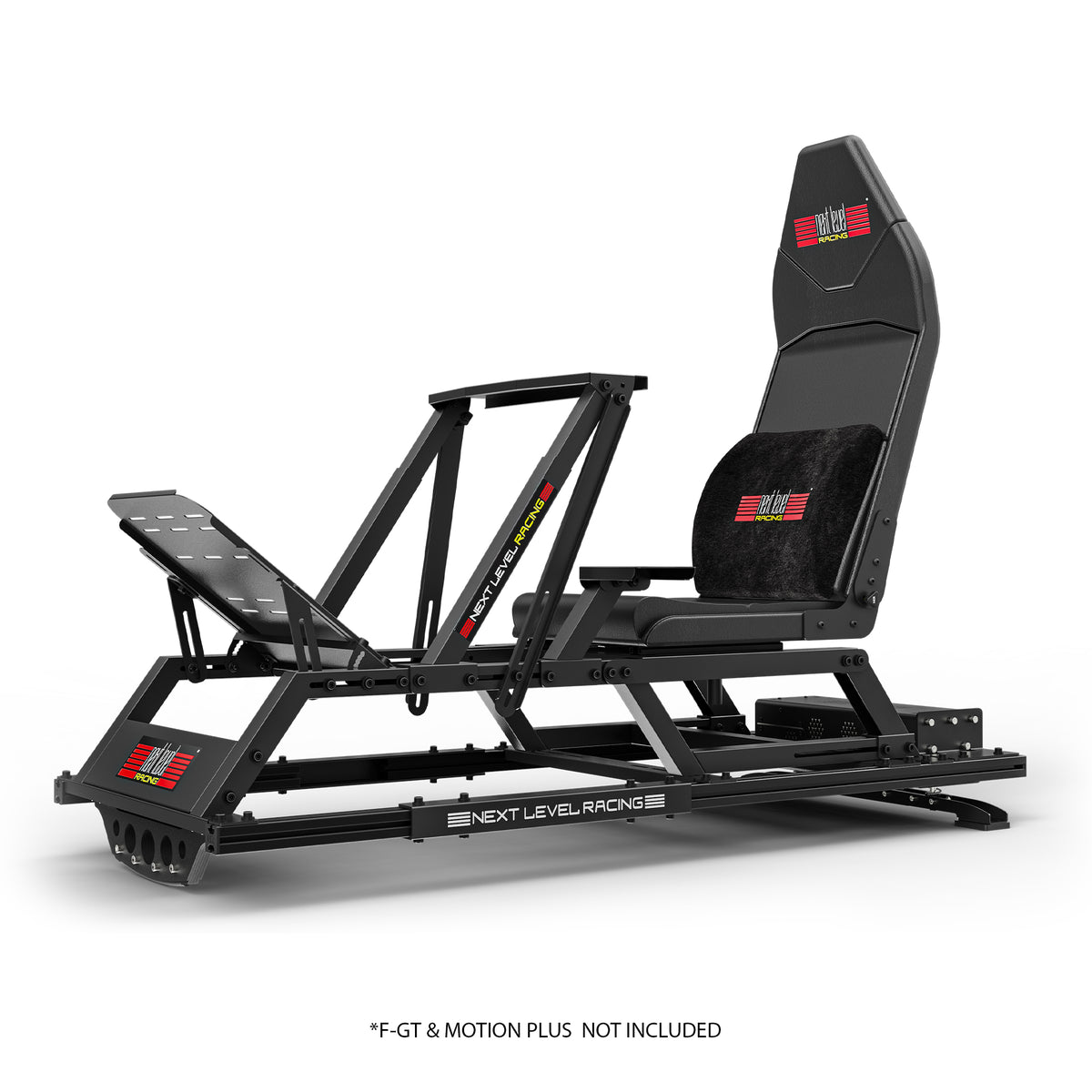 Next Level Racing Motion Adaptor Frame - preview gemonteerd op een F-GT Cockpit