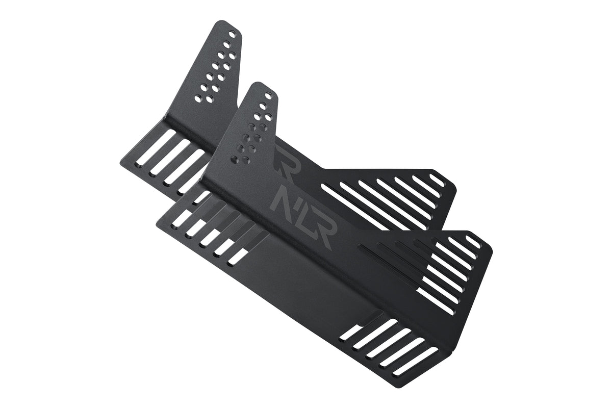 Next Level Racing Universal Seat Brackets - onderaanzicht van twee stoelbeugels