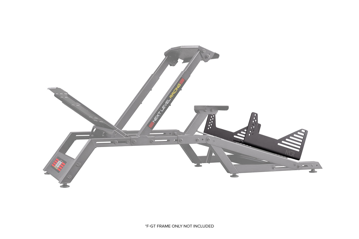 Next Level Racing Universal Seat Brackets - preview gemonteerd op de F-GT Cockpit