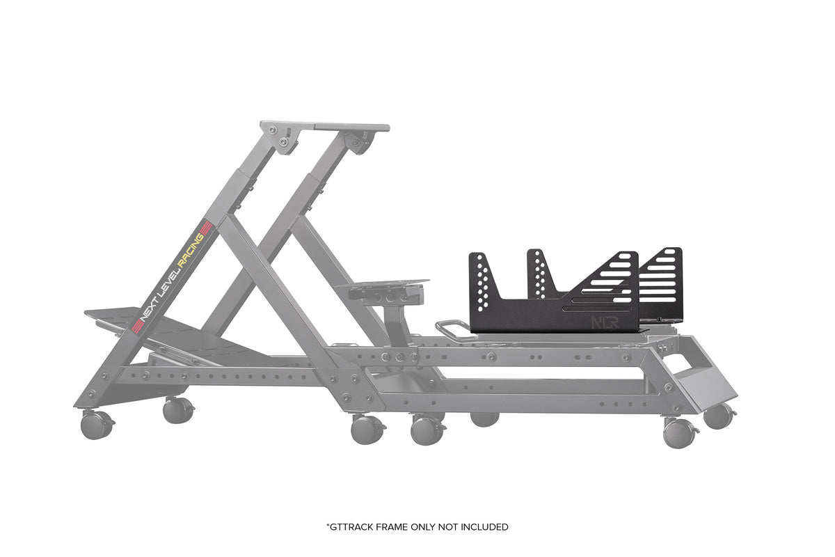 Next Level Racing Universal Seat Brackets - preview gemonteerd op de GT Track Cockpit