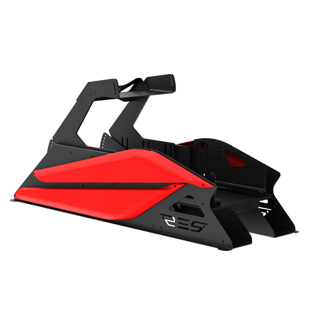 Res-Tech GT Cockpit - rood achteraanzicht
