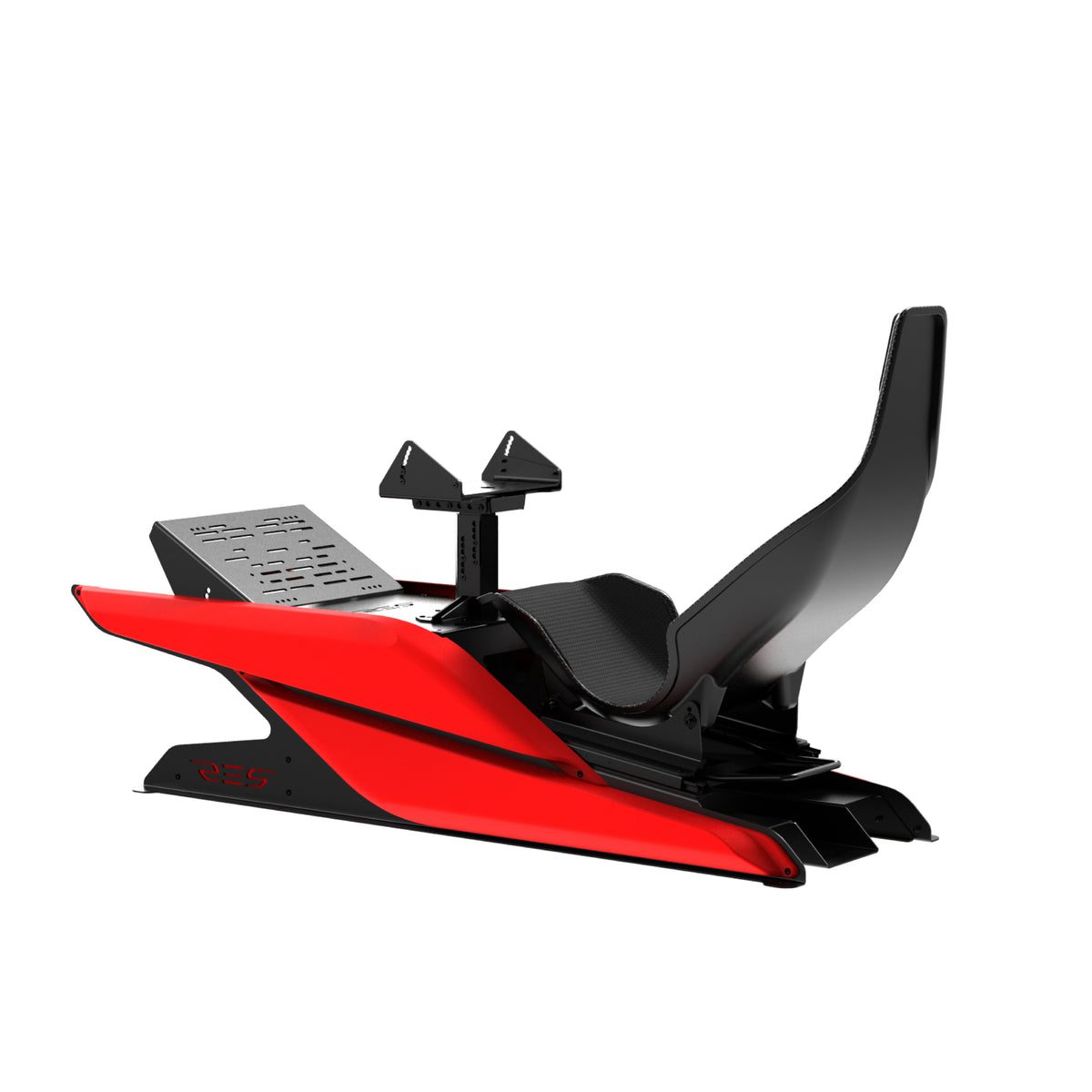 Res-Tech X1 Cockpit - rood achteraanzicht