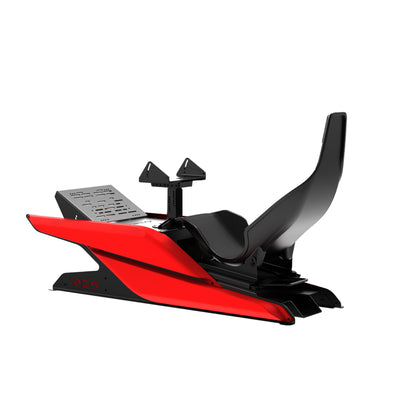 Res-Tech X1 Cockpit - rood achteraanzicht