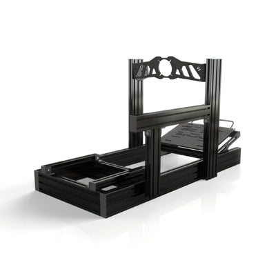 Wolf Racing Alpha 40-120 Sim Rig - simucube front mount variant met een pedaalpedaal incl. slider