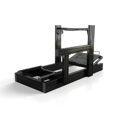 Wolf Racing Alpha 40-120 Sim Rig - wheel plate variant met een pedaalpedaal incl. slider